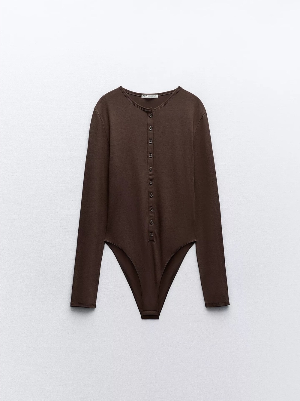 ZARA DELICATE SEMI-SHEER BODYSUIT